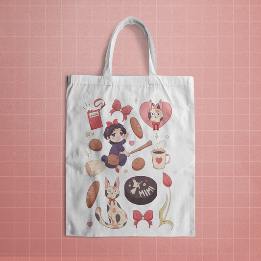 MIMI'S DELIVERY TOTEBAG & JIJI CHARM