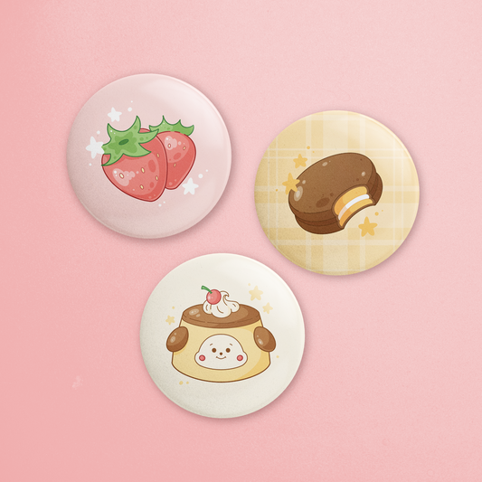 Button Pin Set - So Sweet!