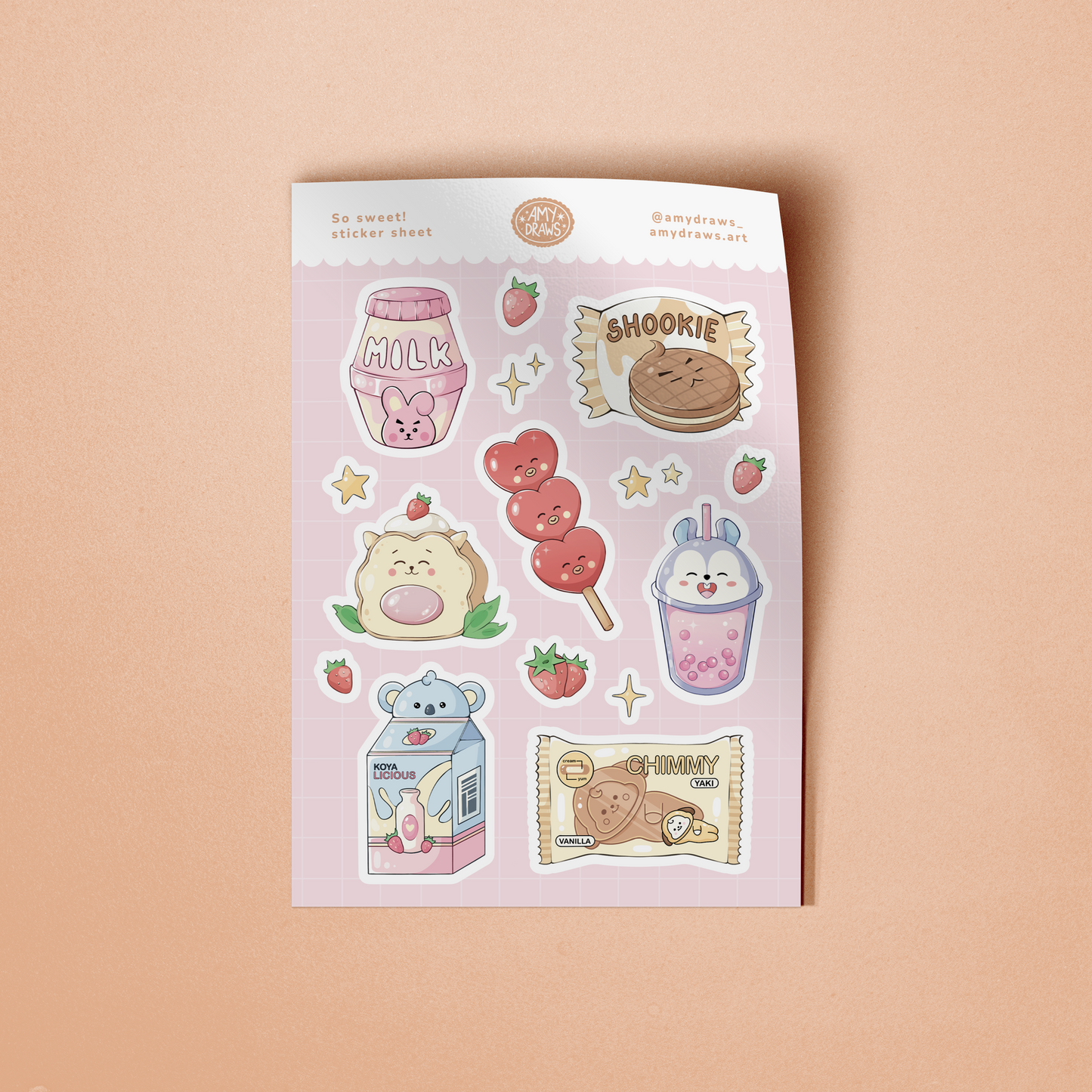 So Sweet! Sticker Sheet